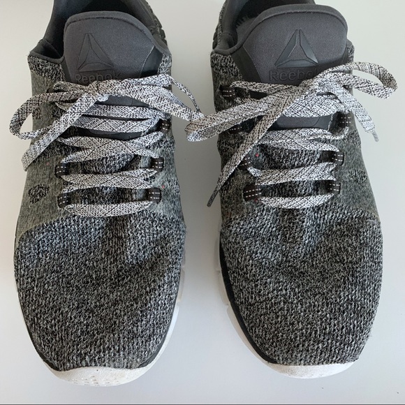 •REEBOK• ZPrint Her Mtm Size 7.5 Coal/White - Picture 2 of 13